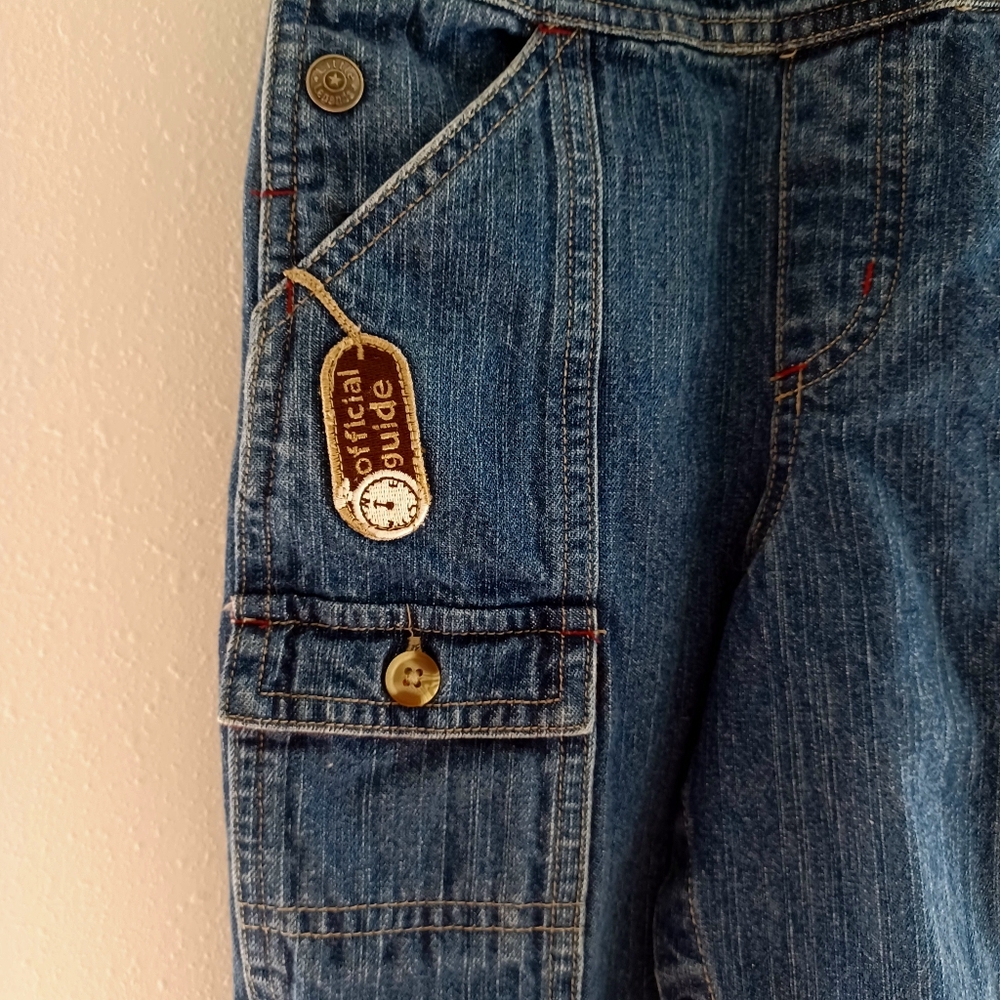Toddler Denim Bib Ovealls, Size 24 Months - Picture 4 of 16